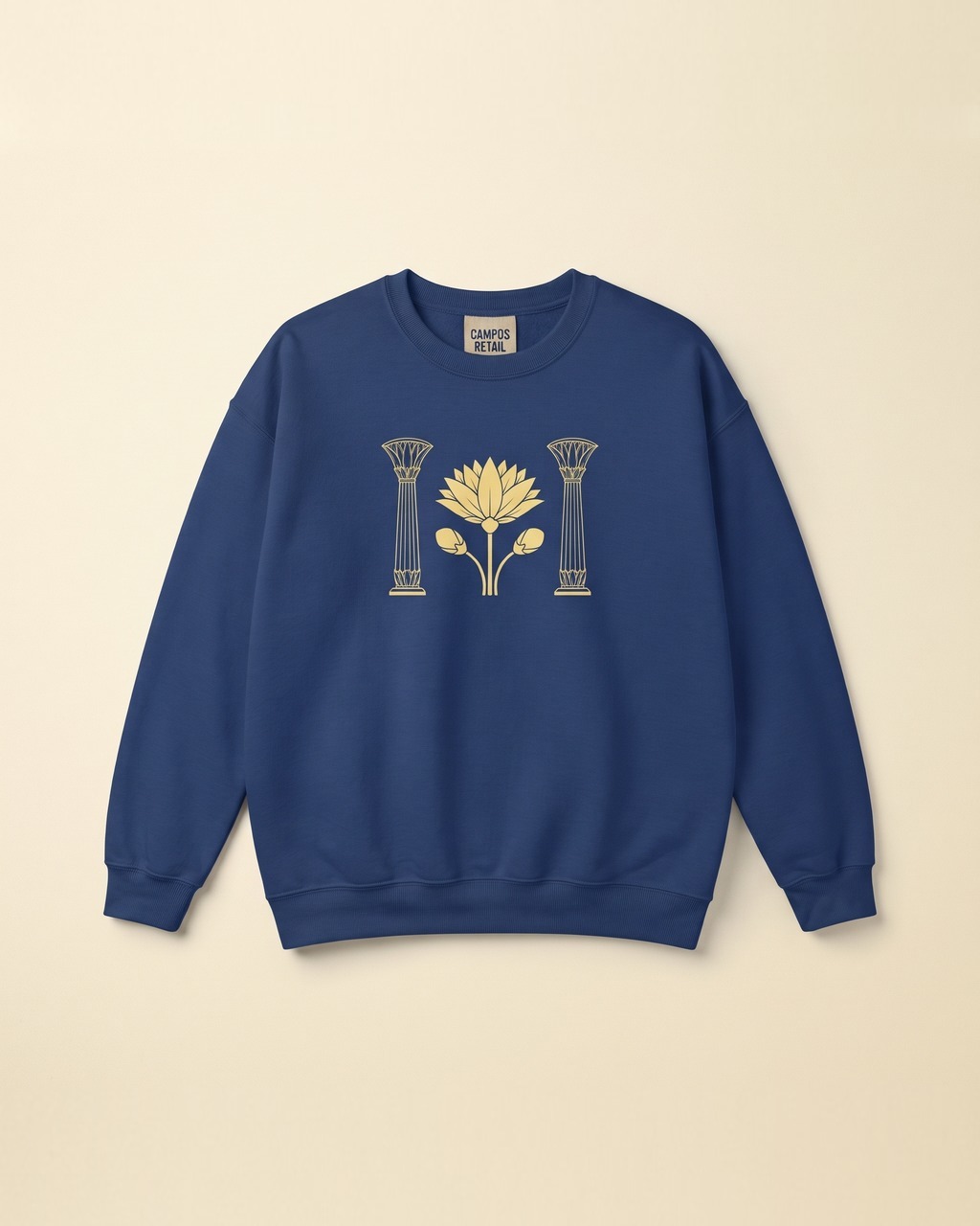 Lotus Column Sweatshirt in Lapis