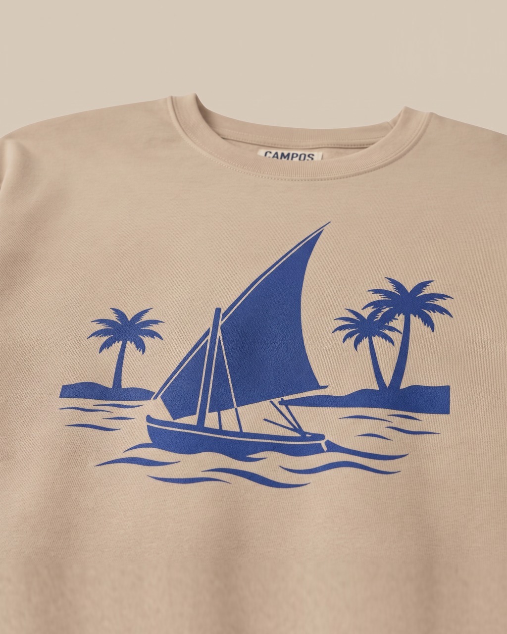 Nile Felucca Sweatshirt in Sandstone — view 3 of 3