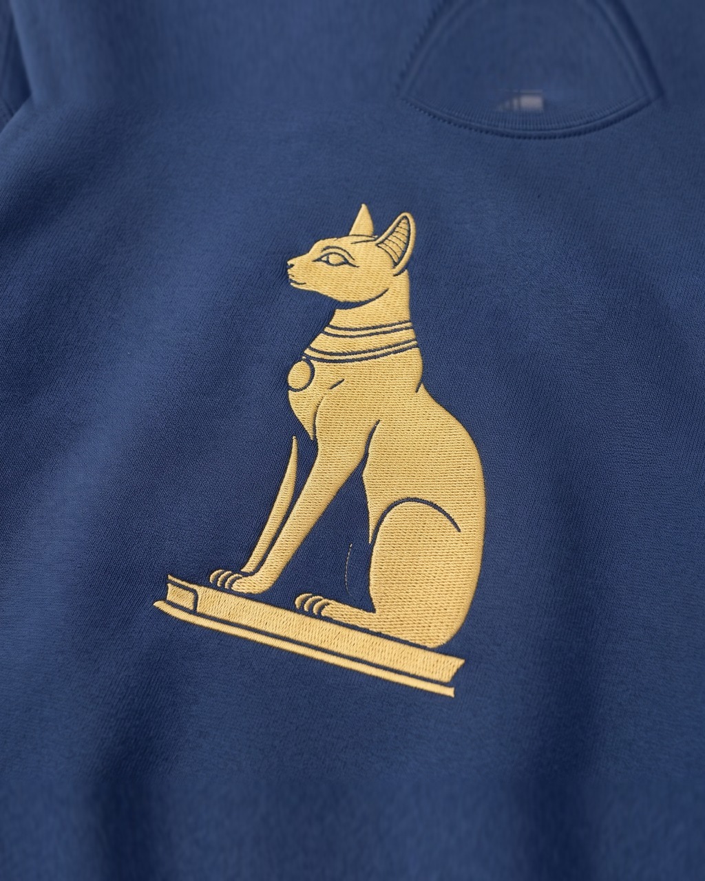 Seated Cat Sweatshirt in Lapis — view 3 of 3